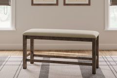 Lullora Furniture - Ashley Furniture - Moriville Dining Room - RECT Dining Room EXT Table / Grayish Brown / 36"W x 86"D x 30"H - D631-45