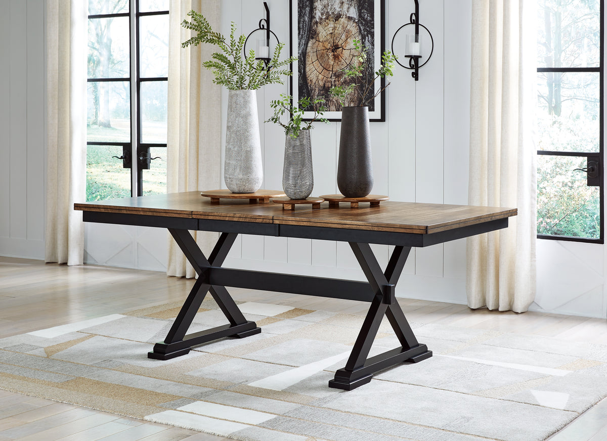 Lullora Furniture - Ashley Furniture - Wildenauer Dining Room - Dining Room Buffet / Brown/Black - D634-80