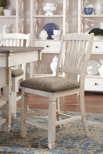 Lullora Furniture - Ashley Furniture - Bolanburg Dining Room - Counter Height Bar Stool (Set of 2) / Two-tone - D647-124X2