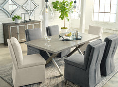 Lullora Furniture - Ashley Furniture - Krystanza Dining Room - Dining Room Server / Weathered Gray - D766-60