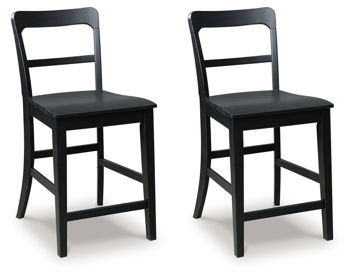 Lullora Furniture - Ashley Furniture - Greddinton Counter Height Barstool (Set of 2) - Counter Height Barstool (Set of 2) / Multi - PCD824-124X2