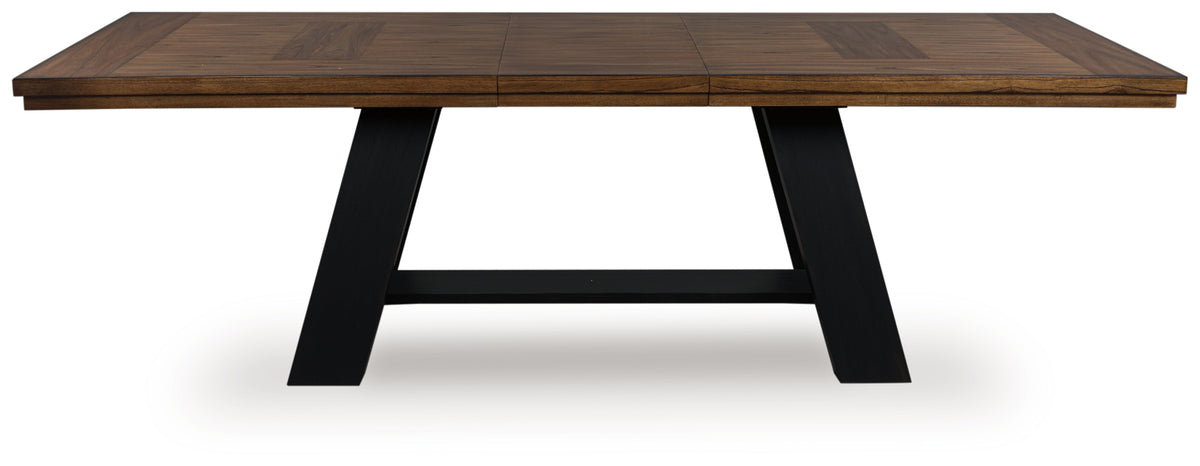 Lullora Furniture - Ashley Furniture - Greddinton Dining Extension Table - Dining Extension Table / Brown/Black - PCD824D11
