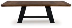 Lullora Furniture - Ashley Furniture - Greddinton Dining Extension Table - Dining Extension Table / Brown/Black - PCD824D11