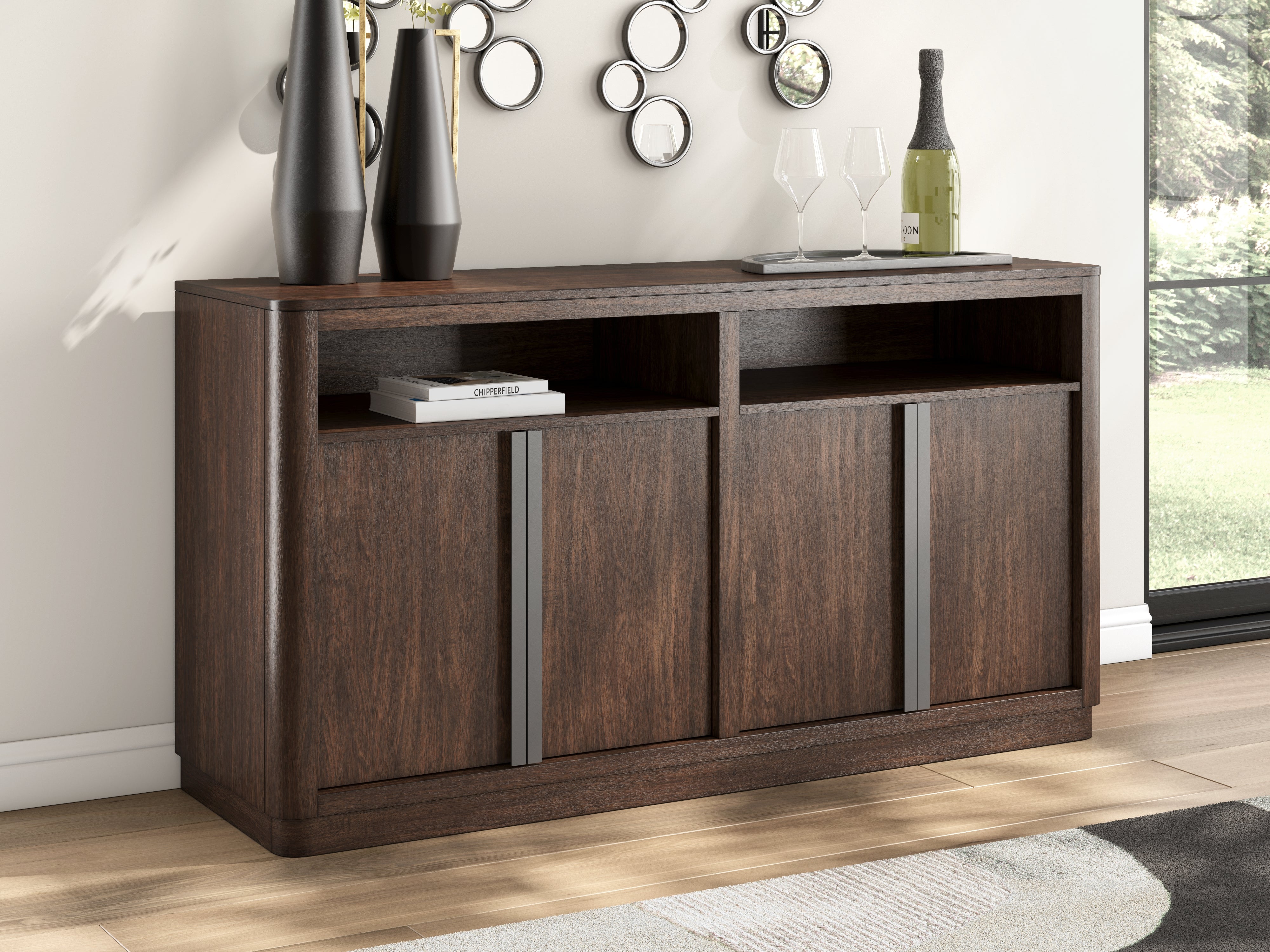 Lullora Furniture - Ashley Furniture - Dilenno Dining Server - Dining Room Server / Dark Brown - PCD857-60