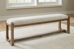 Lullora Furniture - Ashley Furniture - Cabalynn Dining Room - RECT Dining Room Counter Table / Light Brown / 76"W x 34"D x 36"H - D974-13
