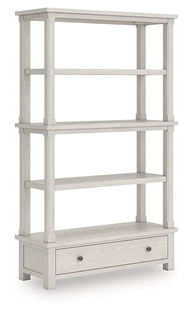 Lullora Furniture - Ashley Furniture - Robbinsdale Bookcase - Bookcase / Antique White - H742-70