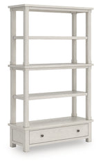 Lullora Furniture - Ashley Furniture - Robbinsdale Bookcase - Bookcase / Antique White - H742-70