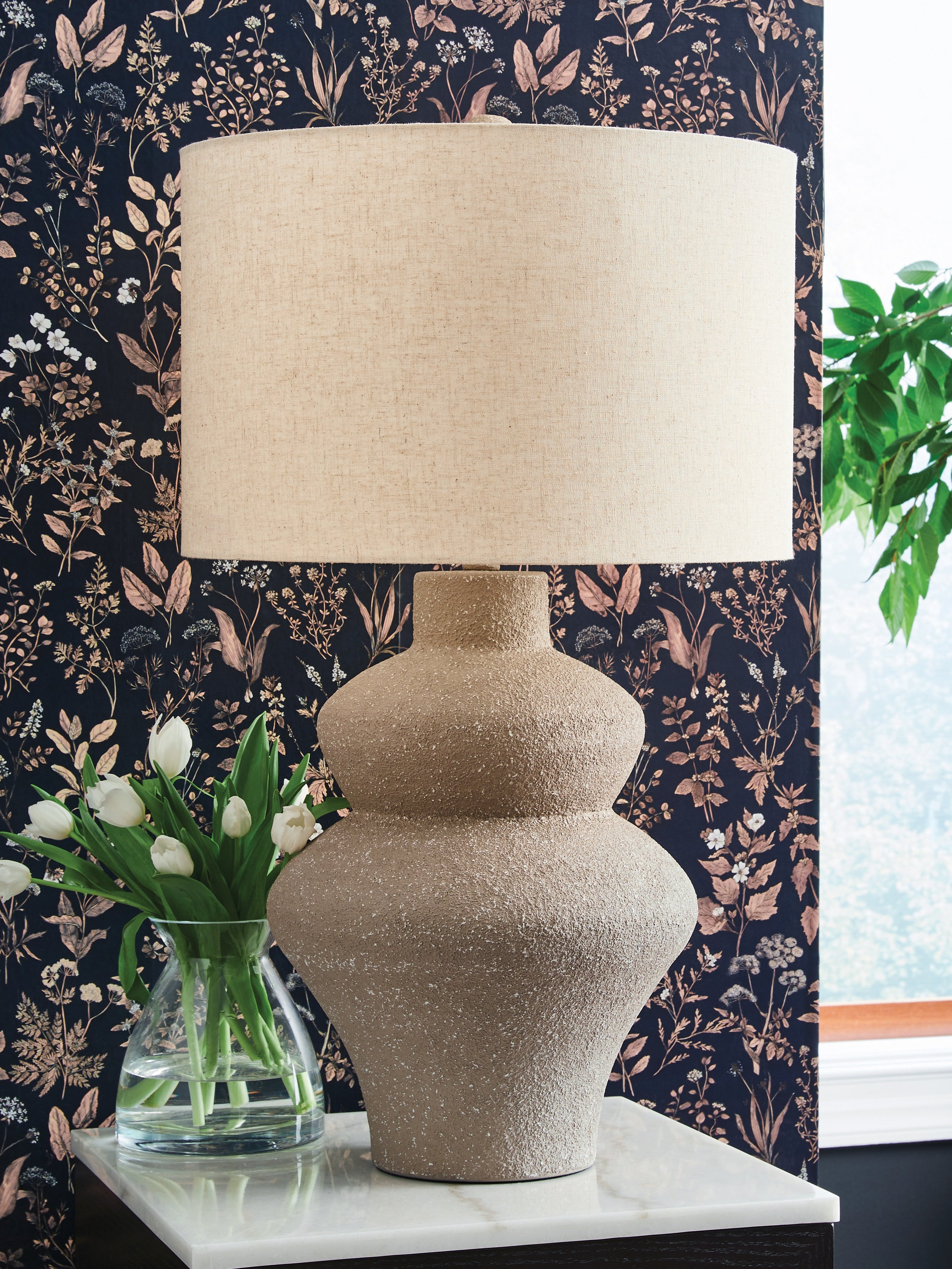 Lullora Furniture - Ashley Furniture - Jossleigh Lighting - Metal Table Lamp (1/CN) / Beige - L207624