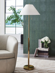Lullora Furniture - Ashley Furniture - Haigwood Lighting - Metal Table Lamp (1/CN) / Gold Finish - L208474