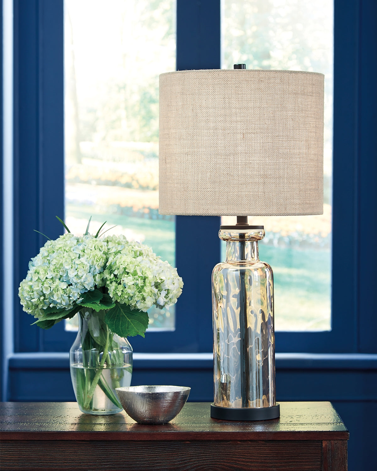 Lullora Furniture - Ashley Furniture - Laurentia Lighting - Table Lamp (Set of 2) / Champagne - L431414X2
