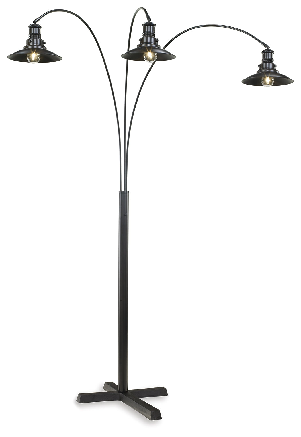 Lullora Furniture - Ashley Furniture - Sheriel Lighting - Metal Arc Lamp (1/CN) / Black - L725059