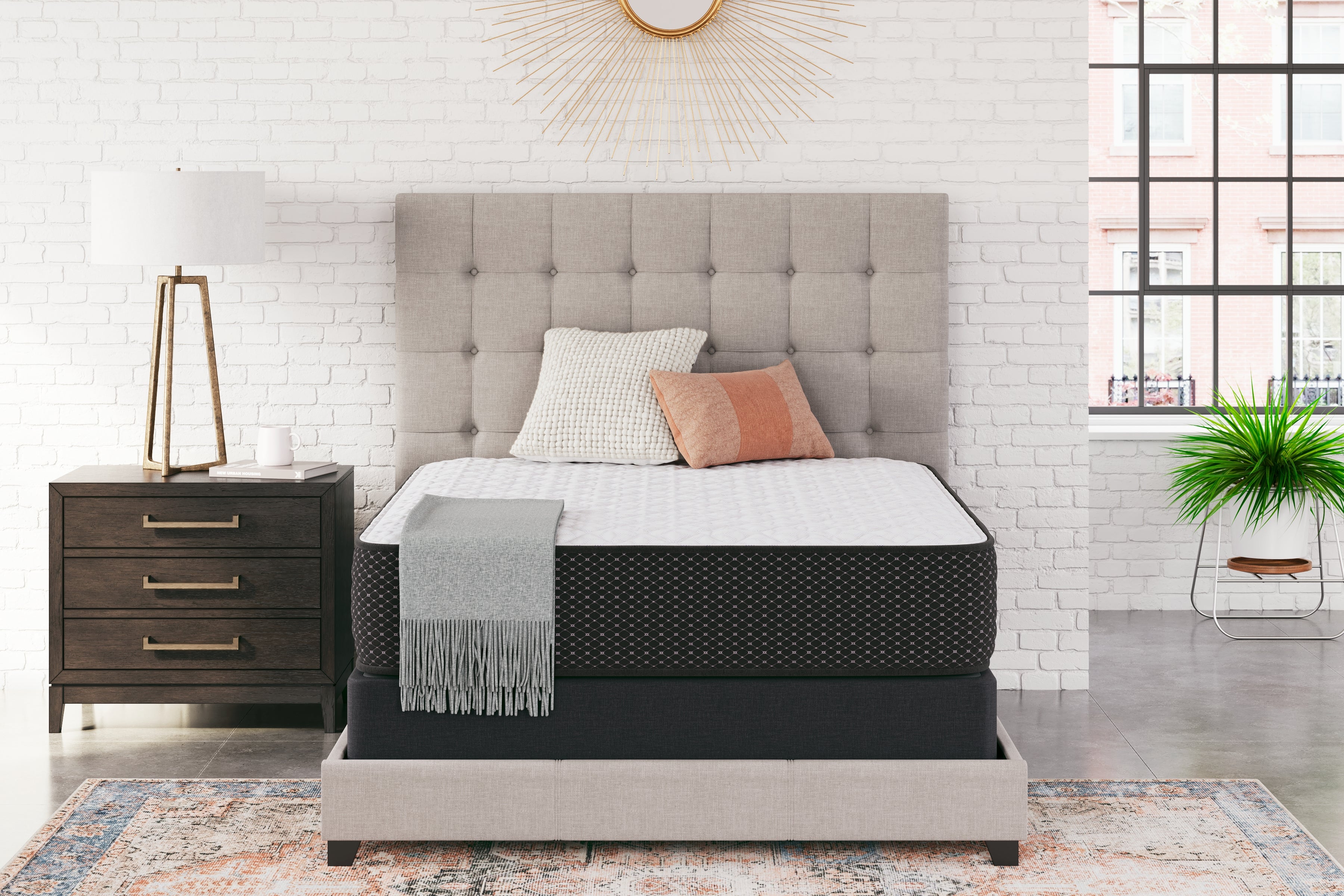 Lullora Furniture - Ashley Furniture - Limited Edition Firm Mattresses - Full / White - M41021