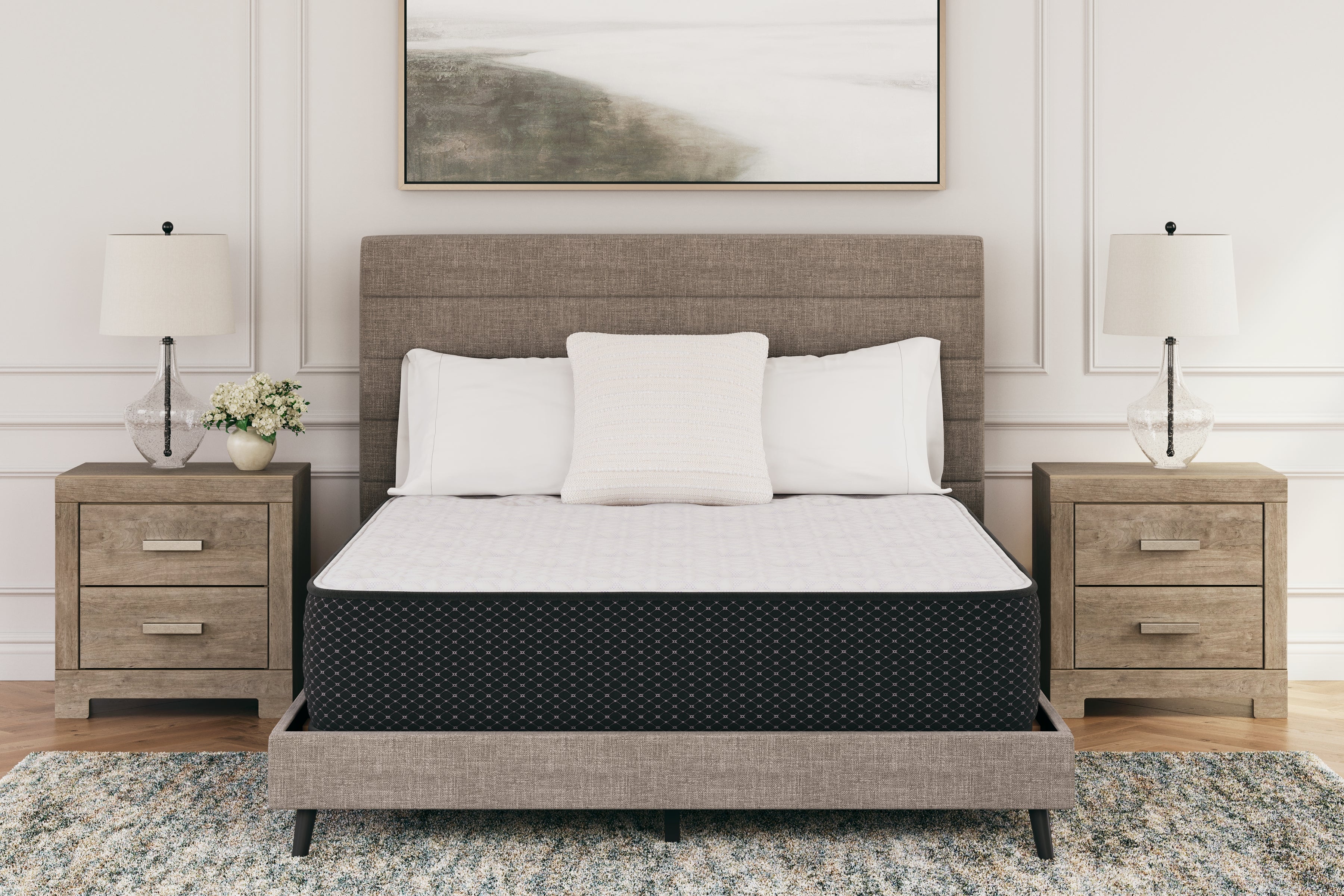 Lullora Furniture - Ashley Furniture - Limited Edition Plush Mattresses - California King / White - M41151