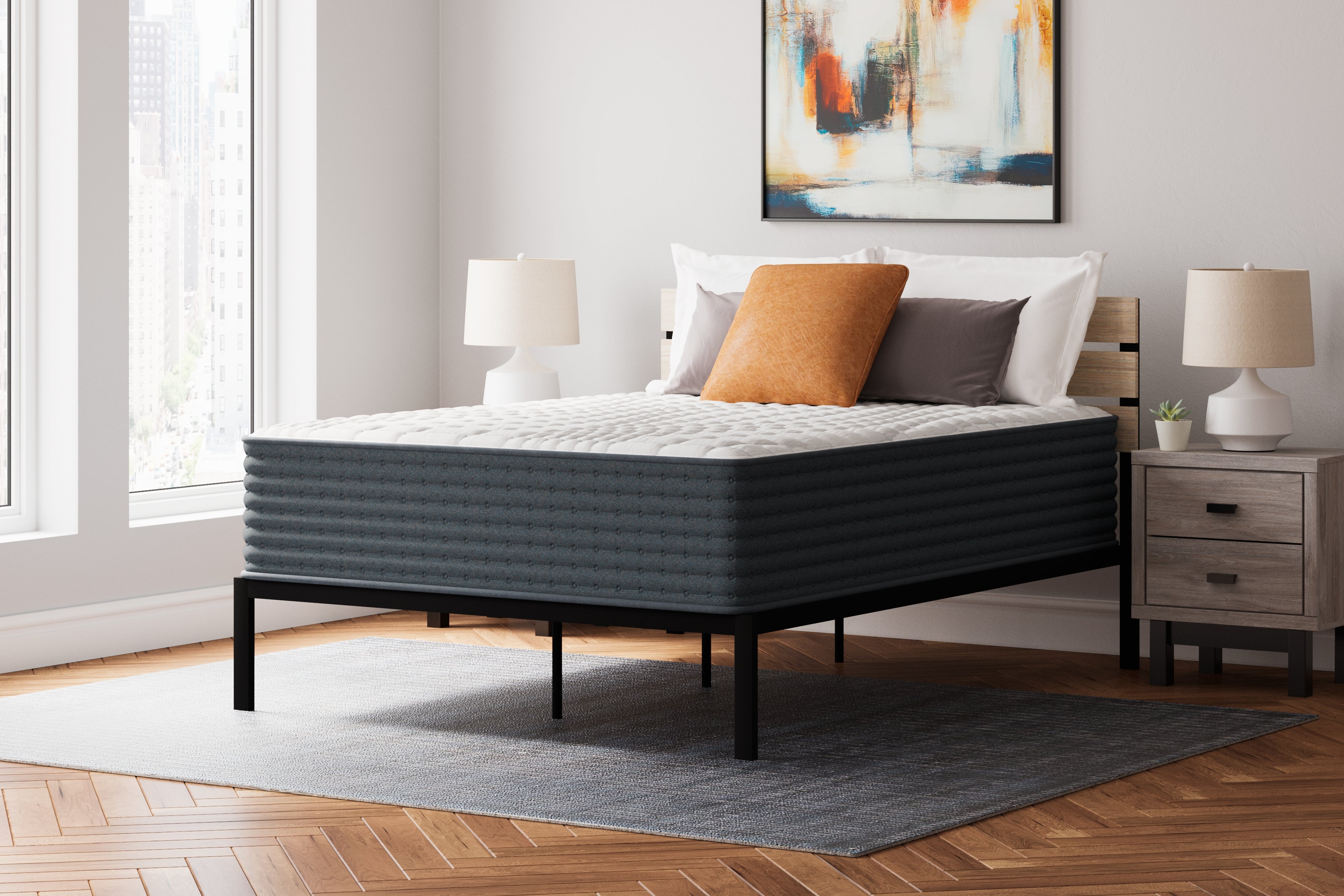 Lullora Furniture - Ashley Furniture - Hybrid 1400 Mattresses - King / White - M43741
