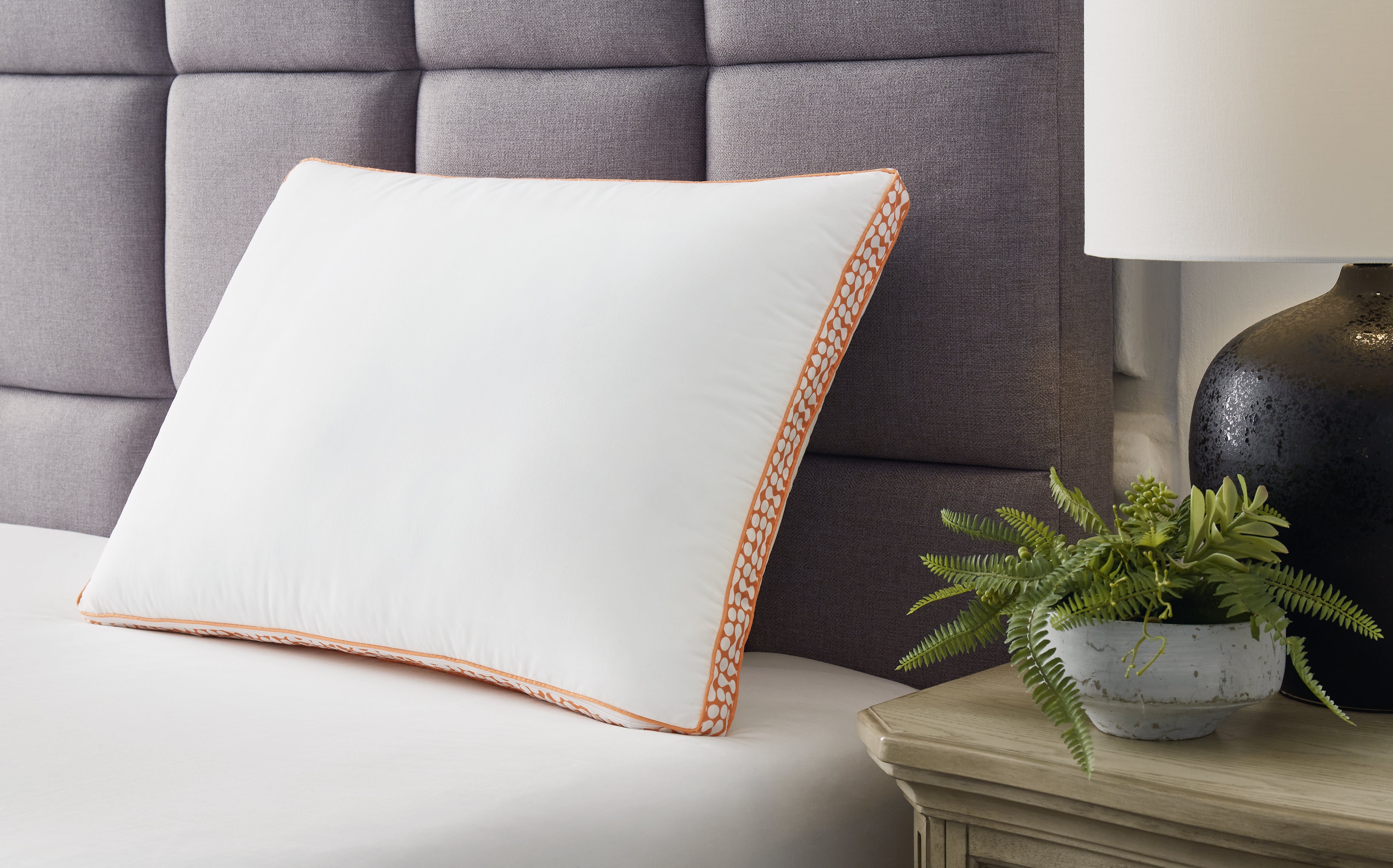 Lullora Furniture - Ashley Furniture - Zephyr 2.0 Pillows - 3-in-1 Pillow / White/Orange - M52112P