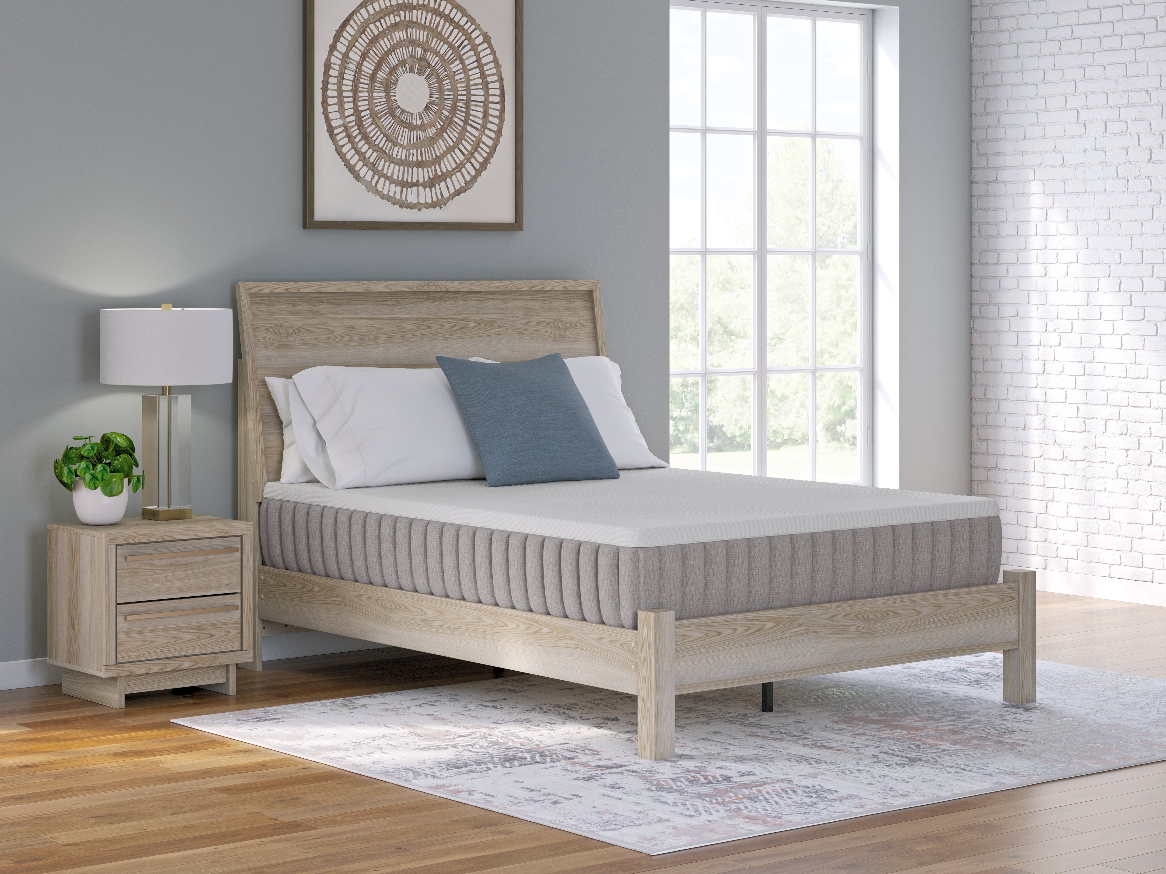 Lullora Furniture - Ashley Furniture - Terra Sleep Firm Mattresses - Queen / White - M52231