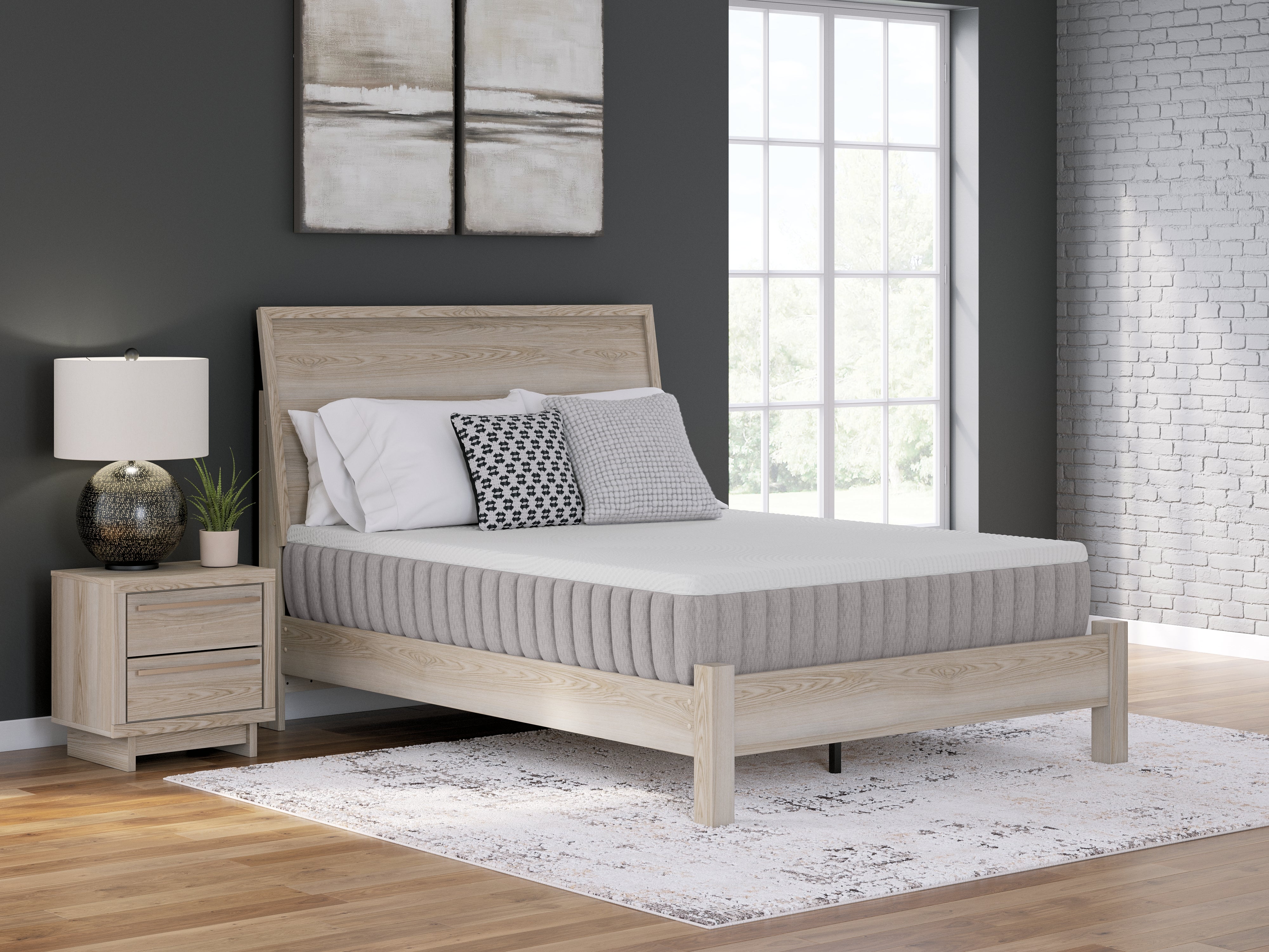 Lullora Furniture - Ashley Furniture - Terra Sleep Medium Mattresses - Queen / White - M52331