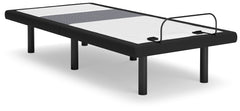 Lullora Furniture - Ashley Furniture - Best Base with Lumbar and Audio Twin XL Adjustable Base - TXL Adjustable Base / Charcoal Gray - M5X572