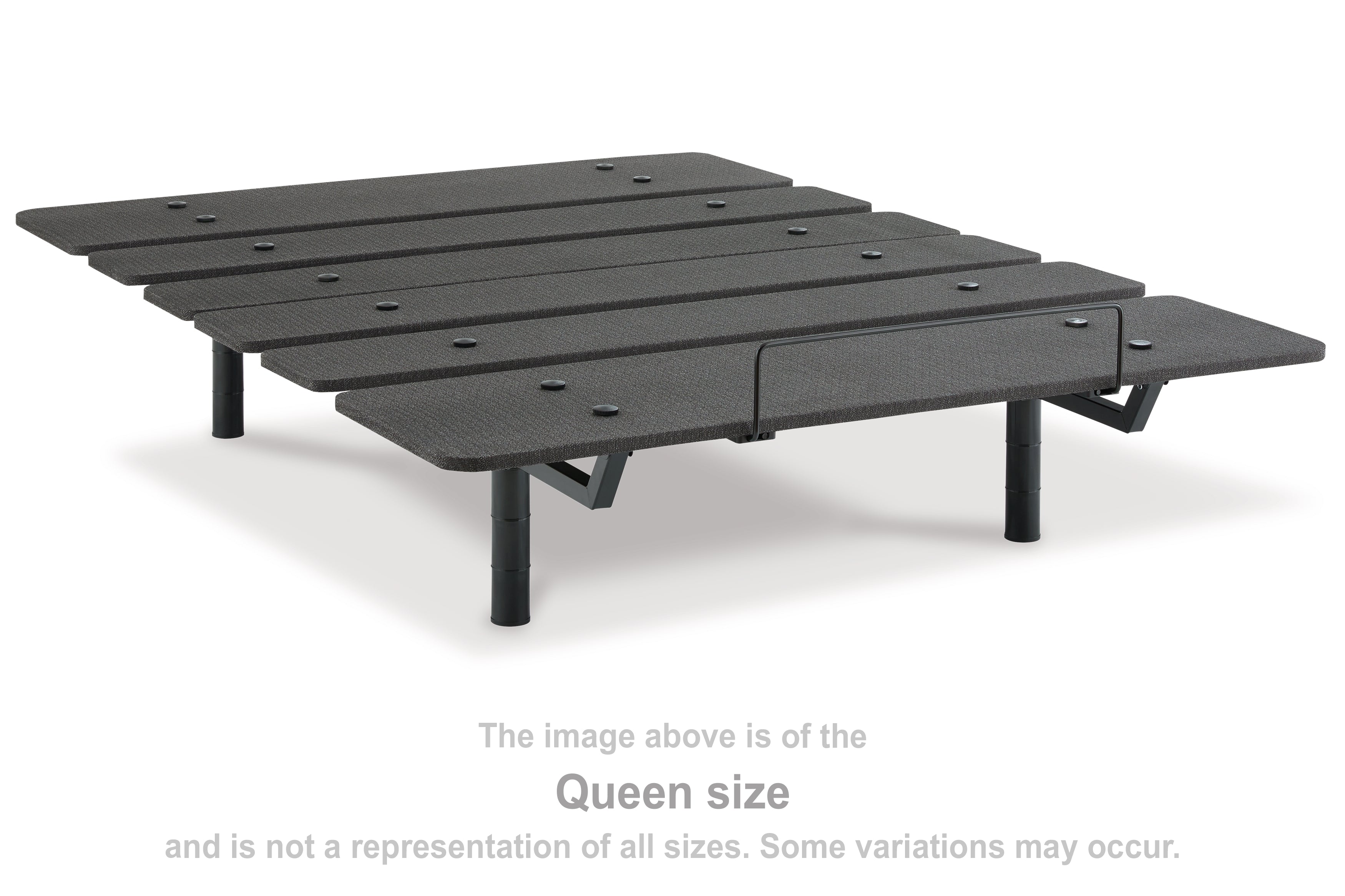 Lullora Furniture - Ashley Furniture - Cosmic Power Base Twin XL Adjustable Base - Twin XL Adjustable Base / Black - M8X272