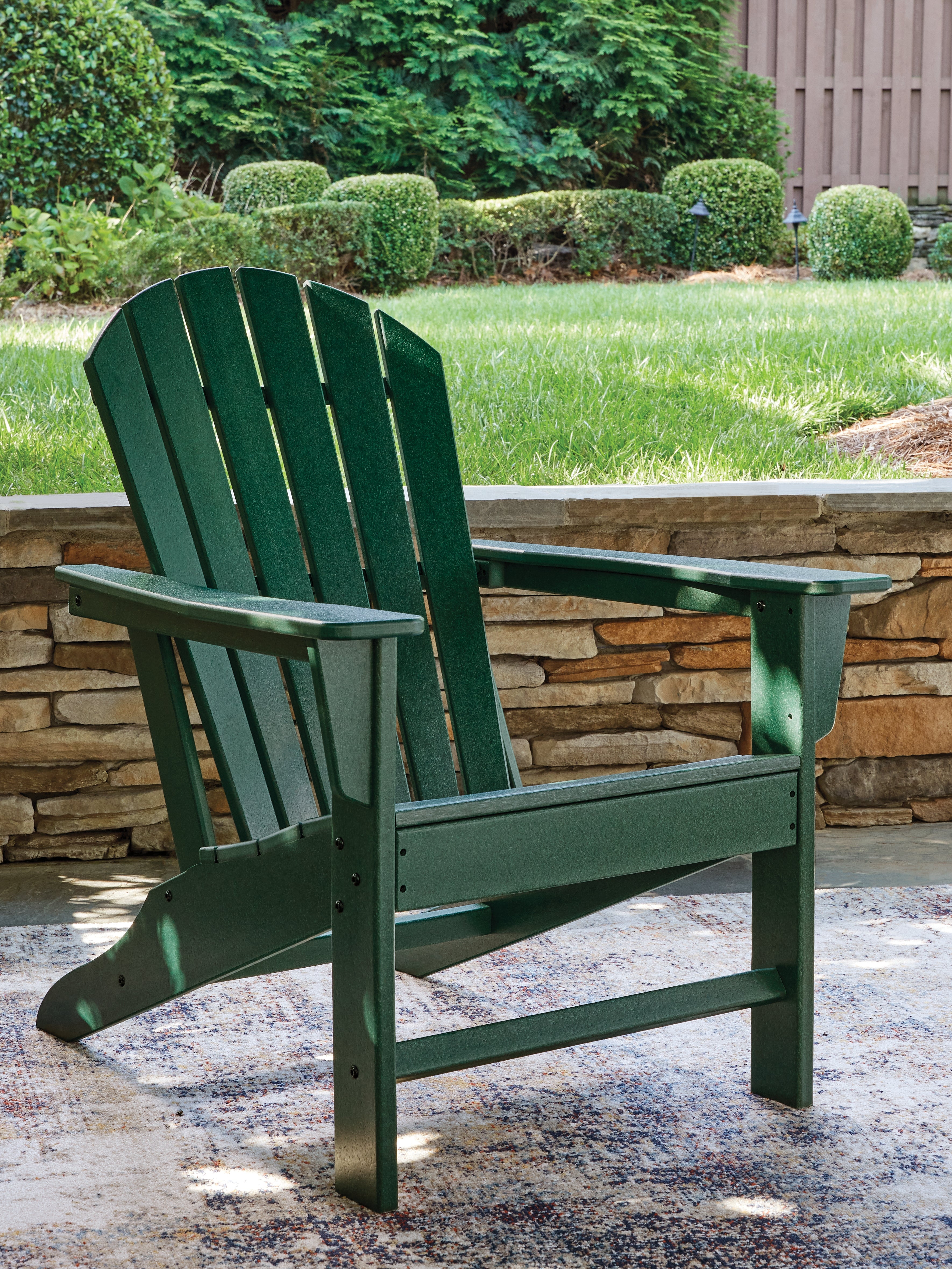Lullora Furniture - Ashley Furniture - Sundown Shores Outdoor - Rectangular End Table / Green - PCP007-703