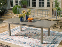 Lullora Furniture - Ashley Furniture - Beach Front Outdoor - RECT Dining Room EXT Table / Beige - P323-635