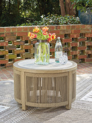 Lullora Furniture - Ashley Furniture - Spooners Cove Outdoor - Round Cocktail Table - PCP469-708