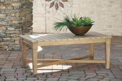 Lullora Furniture - Ashley Furniture - Carter Hall Outdoor - Sofa with Cushion / Beige - P601-838