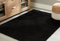 Lullora Furniture - Ashley Furniture - Anaben Rug - 8' x 10'1" Washable Rug / Black - R406311