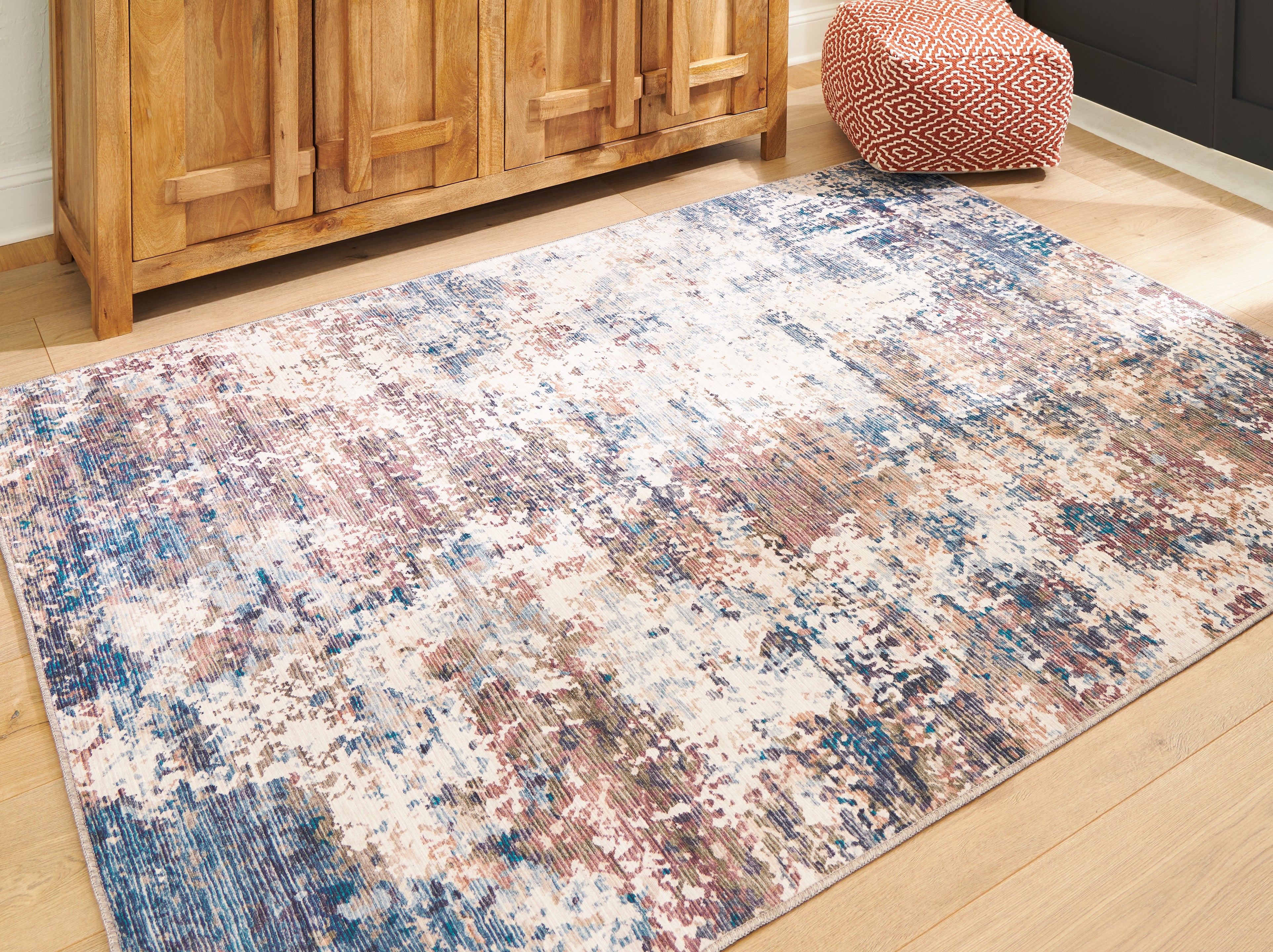 Lullora Furniture - Ashley Furniture - Willbertal Rug - 8' x 10' Washable Rug / Multi - R406651