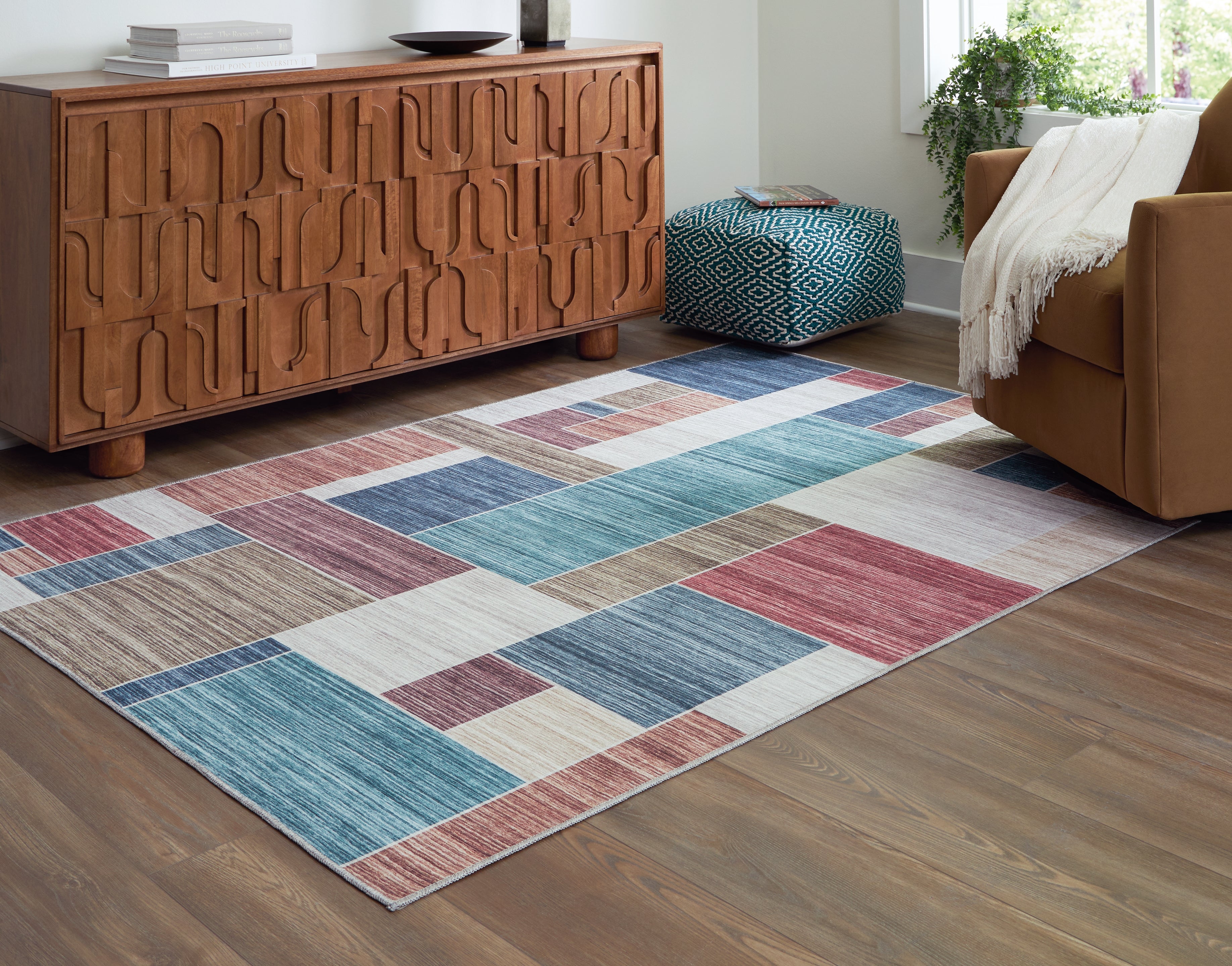 Lullora Furniture - Ashley Furniture - Numore Rug - 8' x 9'11" Washable Rug / Multi - R406661