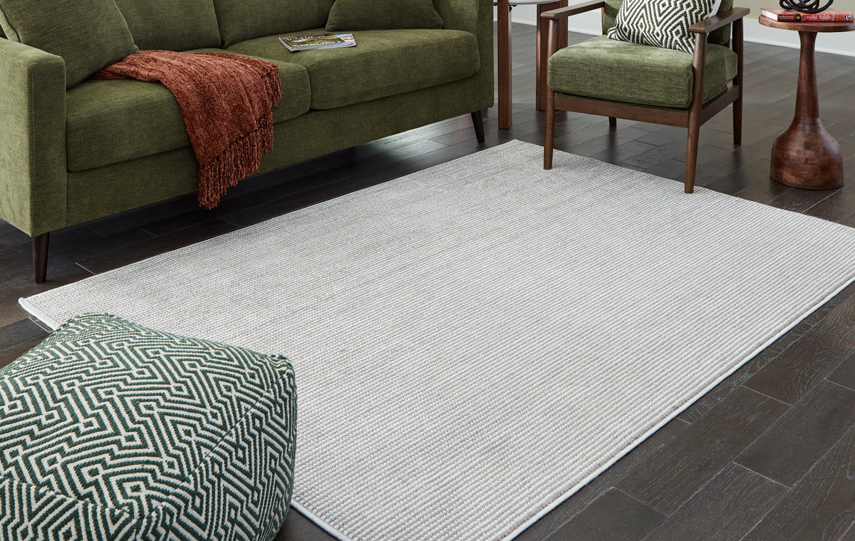 Lullora Furniture - Ashley Furniture - Eduring Rug - 5' x 7' Rug / Ivory/Taupe - R406692
