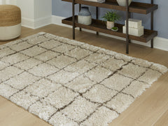 Lullora Furniture - Ashley Furniture - Wrenlow Rug - 8' x 10' Rug / Cream/Brown - R407211