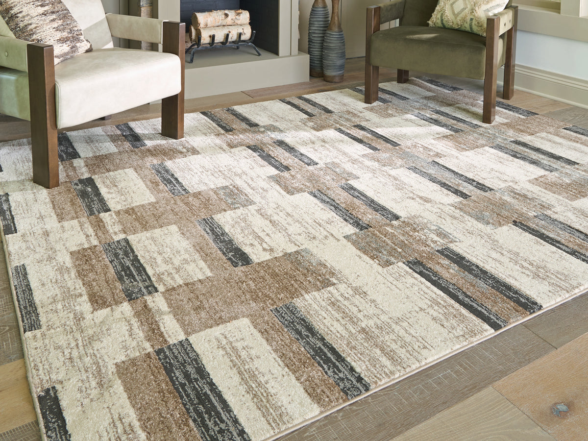 Lullora Furniture - Ashley Furniture - Alstone Rug - 7'10" x 10' Area Rug / Multi - R407731