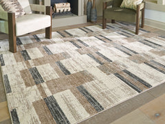 Lullora Furniture - Ashley Furniture - Alstone Rug - 7'10" x 10' Area Rug / Multi - R407731