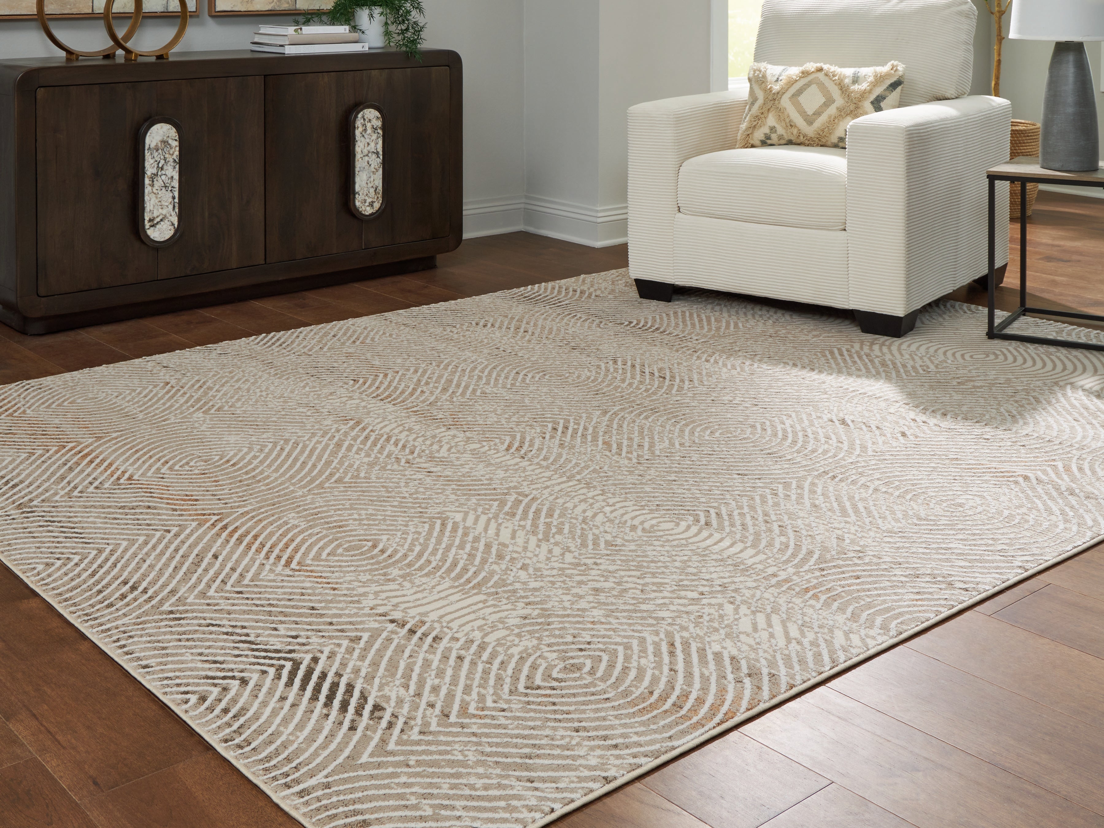 Lullora Furniture - Ashley Furniture - Bachus Rug - 7'10" x 10' Area Rug / Multi - R407751