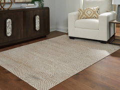 Lullora Furniture - Ashley Furniture - Bachus Rug - 5'3" x 7' Area Rug / Multi - R407752