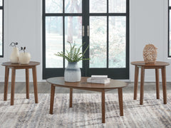 Lullora Furniture - Ashley Furniture - Gordonay Table (Set of 3) - Occasional Table Set (3/CN) / Brown - T155-13