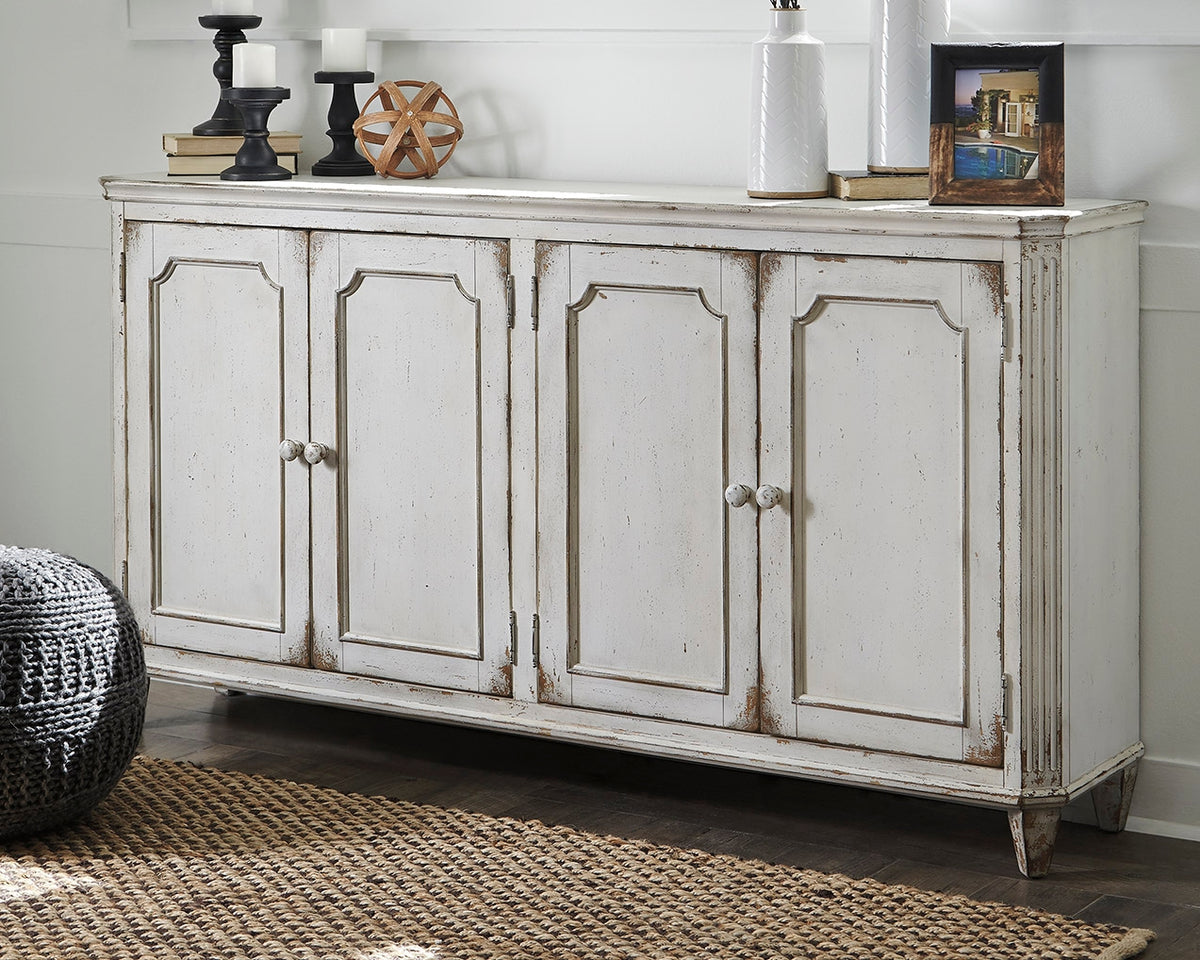 Lullora Furniture - Ashley Furniture - Mirimyn Accent Cabinet - Accent Cabinet / Antique Teal - T505-762