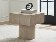 Lullora Furniture - Ashley Furniture - Jorielyn End Table - Square End Table / Light Grayish Brown - T712-2