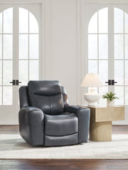 Lullora Furniture - Ashley Furniture - Next Move Living Room - PWR REC Loveseat/CON/ADJ HDRST / Mahogany - PCU1210218