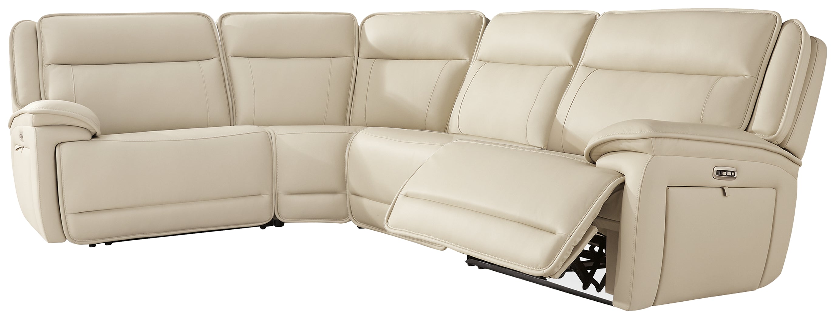 Lullora Furniture - Ashley Furniture - Double Deal Sectional - 4-Piece Reclining Sectional / Almond - U13001S6