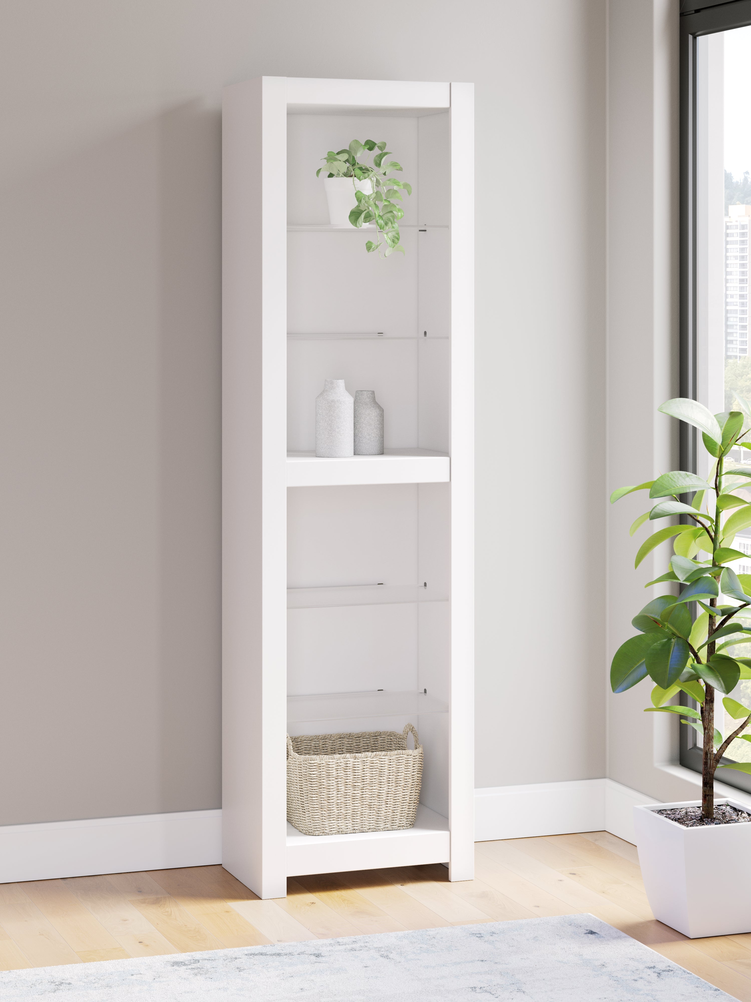 Lullora Furniture - Ashley Furniture - Brollevi Entertainment Center - Pier / White - W2722-24
