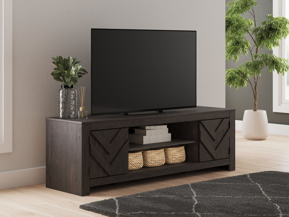 Lullora Furniture - Ashley Furniture - Cayboni TV Stand - 71" / Black - W3789-68