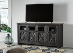 Lullora Furniture - Ashley Furniture - Tyler Creek 74" TV Stand - 74" / Black/Gray - W736-68