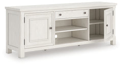 Lullora Furniture - Ashley Furniture - Robbinsdale 72" TV Stand - 72" / Antique White - W742-68