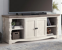 Lullora Furniture - Ashley Furniture - Havalance 67" TV Stand - 67" / Two-tone - W814-30